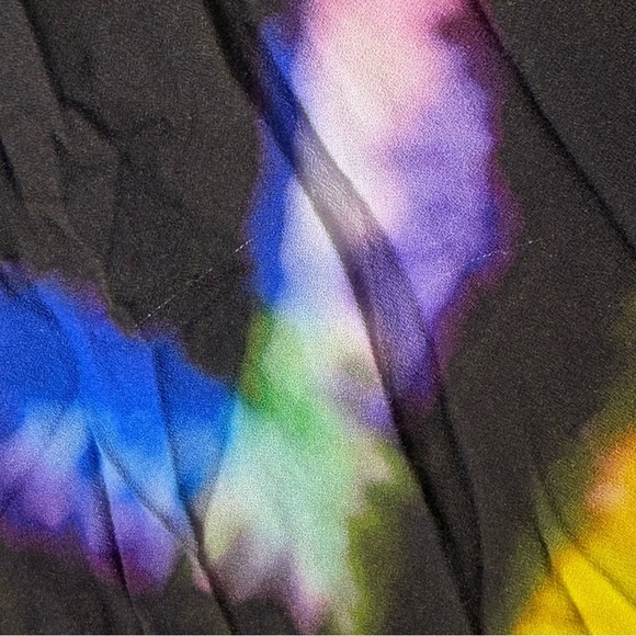 BUSAYO African Hand Dyed‎ Colorful Geometric
Print Sleeveless Maxi Slip Dress S - Picture 9 of 12